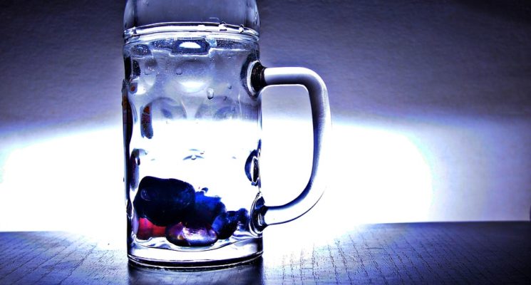 glass with water