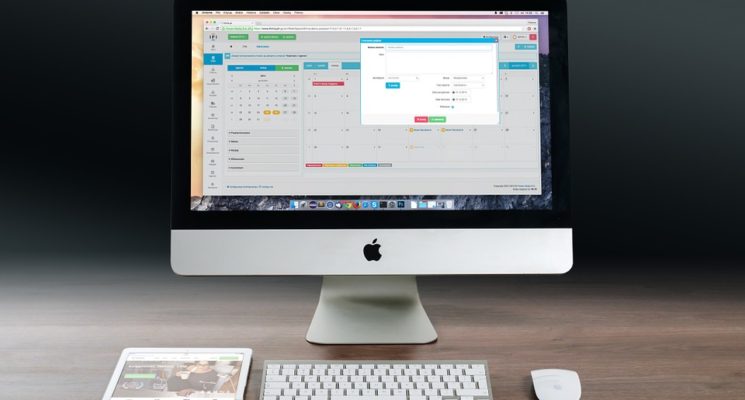 Mac desktop PC and an iPad